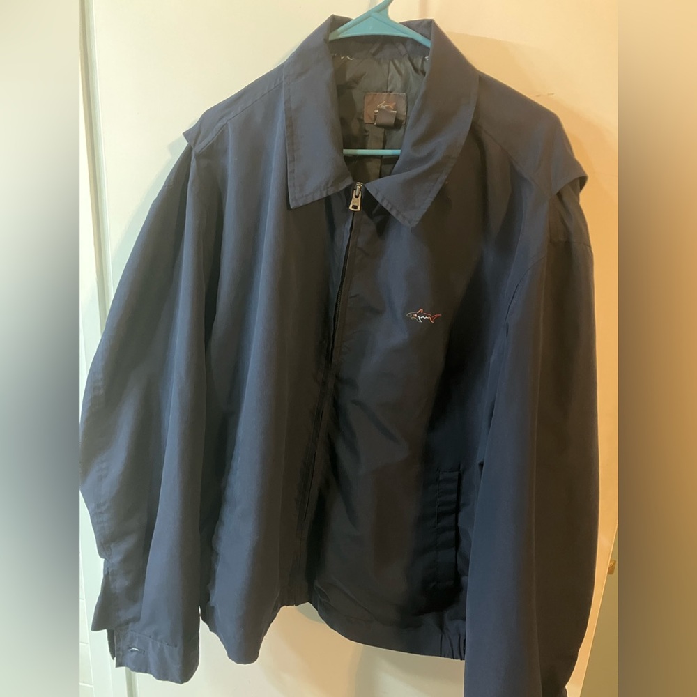 Greg Norman Full-Zip Jacket – Navy Blue – Men’s XL